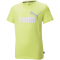 PUMA Ess+ Metallic 2 Col Logo T-Shirt Jungen lemon sherbert 128