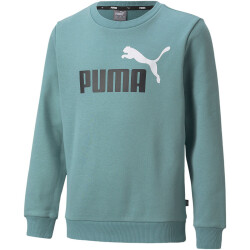 PUMA Ess+ Metallic 2 Col Big Logo Crew Fleece-Sweatshirt...