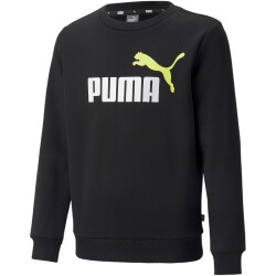 PUMA Ess+ Metallic 2 Col Big Logo Crew Fleece-Sweatshirt...
