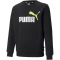 PUMA Ess+ Metallic 2 Col Big Logo Crew Fleece-Sweatshirt Jungen puma black/lemon 152