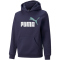 PUMA Ess+ Metallic 2 Col Big Logo Fleece-Hoodie Jungen peacoat/mineral blue 164