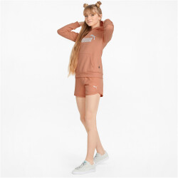 PUMA Essentials Logo Hoodie Mädchen peach pink 128