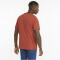 PUMA Ess+ Metallic Embroidery Logo T-Shirt Herren chili oil 3XL