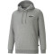 PUMA Ess+ Metallic Embroidery Logo Hoodie Fleece medium gray heather S
