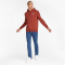 PUMA Ess+ Metallic Embroidery Logo Hoodie Fleece chili oil M