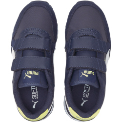 PUMA ST Runner v3 Nl V PS Sneaker Kinder peacoat/lemon sherbert 34