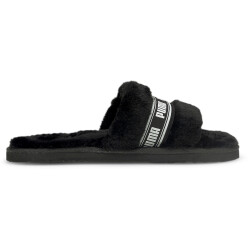 PUMA Fluff Pantolette Damen PUMA black/PUMA white 39