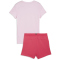 PUMA Logo Jogginganzug Set mit T-Shirt und Shorts Mädchen