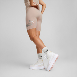PUMA Ess+ Metallic Shorts Leggings Damen