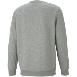 PUMA Ess Big Logo Crew Fleece-Sweatshirt Herren medium gray heather 3XL