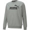 PUMA Ess Big Logo Crew Fleece-Sweatshirt Herren medium gray heather 3XL