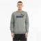 PUMA Ess Big Logo Crew Fleece-Sweatshirt Herren medium gray heather M