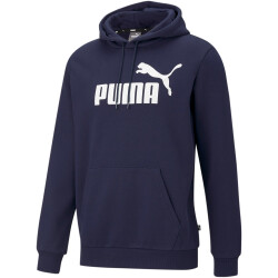 PUMA Ess Big Logo Fleece-Hoodie Herren peacoat XL