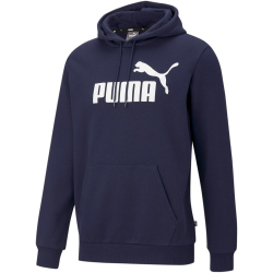 PUMA Ess Big Logo Fleece-Hoodie Herren peacoat XS