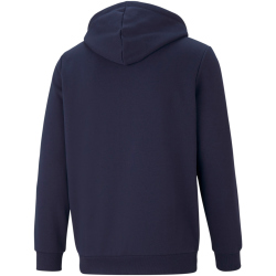 PUMA Ess Big Logo Fleece-Kapuzenjacke Herren peacoat L