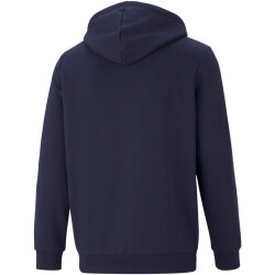 PUMA Ess Big Logo Fleece-Kapuzenjacke Herren peacoat M