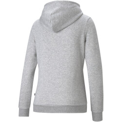 PUMA Ess Logo Kapuzenjacke Damen light gray heather S