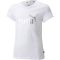 PUMA Ess+ Metallic Logo T-Shirt M&auml;dchen PUMA white 152