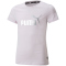 PUMA Ess+ Metallic Logo T-Shirt Mädchen lavender fog 152