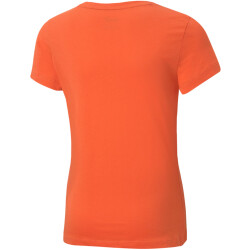 PUMA Ess+ Metallic Logo T-Shirt Mädchen firelight 176