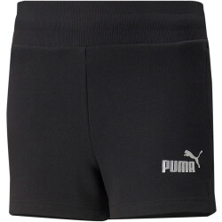 PUMA Ess+ Metallic Sweatshorts Mädchen PUMA black 176