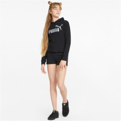 PUMA Ess+ Metallic Sweatshorts Mädchen PUMA black 176