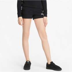 PUMA Ess+ Metallic Sweatshorts Mädchen PUMA black 176
