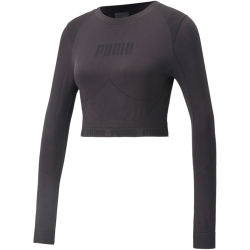 PUMA Evoknit Langarmshirt T-Shirt Damen puma black S