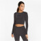 PUMA Evoknit Langarmshirt T-Shirt Damen puma black S