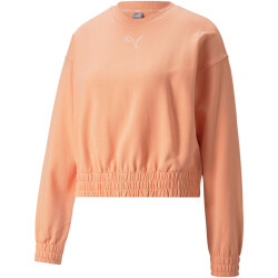 PUMA HER Crew Sweatshirt Damen peach pink XL