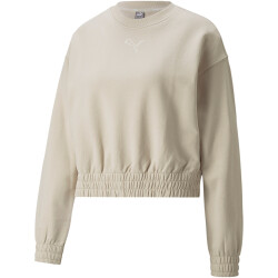 PUMA HER Crew Sweatshirt Damen putty S
