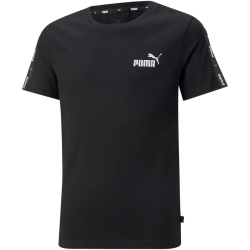PUMA Ess+ Metallic Tape T-Shirt Jungen puma black 128