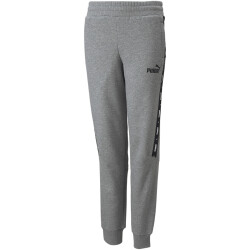 PUMA Ess+ Metallic Tape Jogginghose Jungen medium gray...