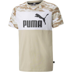 PUMA Ess+ Metallic Camo T-Shirt Jungen putty 128