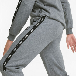PUMA Ess+ Metallic Tape Jogginghose Herren medium gray heather XXL