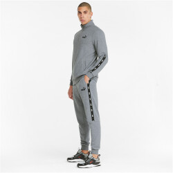 PUMA Ess+ Metallic Tape Jogginghose Herren medium gray...