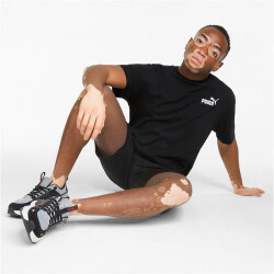 PUMA Ess+ Metallic Relaxed T-Shirt Herren PUMA black M