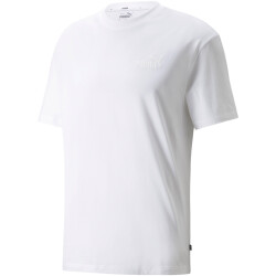 PUMA Ess+ Metallic Relaxed T-Shirt Herren puma white 4XL