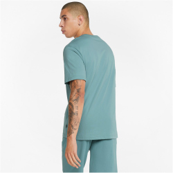 PUMA Ess+ Metallic Relaxed T-Shirt Herren mineral blue S