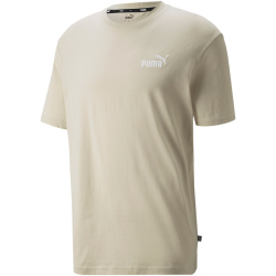 PUMA Ess+ Metallic Relaxed T-Shirt Herren putty XL