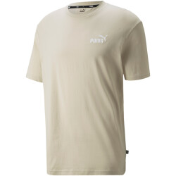 PUMA Ess+ Metallic Relaxed T-Shirt Herren putty L