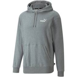 PUMA Ess+ Metallic Hoodie Herren medium gray heather M
