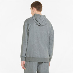 PUMA Ess+ Metallic Hoodie Herren medium gray heather 3XL