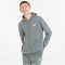 PUMA Ess+ Metallic Hoodie Herren medium gray heather 3XL