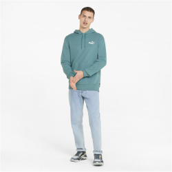 PUMA Ess+ Metallic Hoodie Herren mineral blue 3XL
