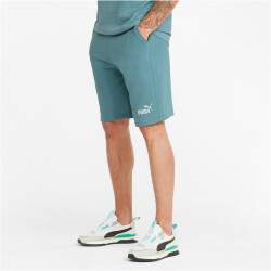 PUMA Ess+ Metallic Relaxed Sweatshorts Herren mineral blue S