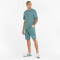 PUMA Ess+ Metallic Relaxed Sweatshorts Herren mineral blue S