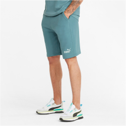 PUMA Ess+ Metallic Relaxed Sweatshorts Herren mineral blue 3XL