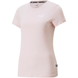 PUMA Ess+ Metallic Embroidery T-Shirt Damen chalk pink XS