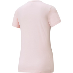 PUMA Ess+ Metallic Embroidery T-Shirt Damen chalk pink M